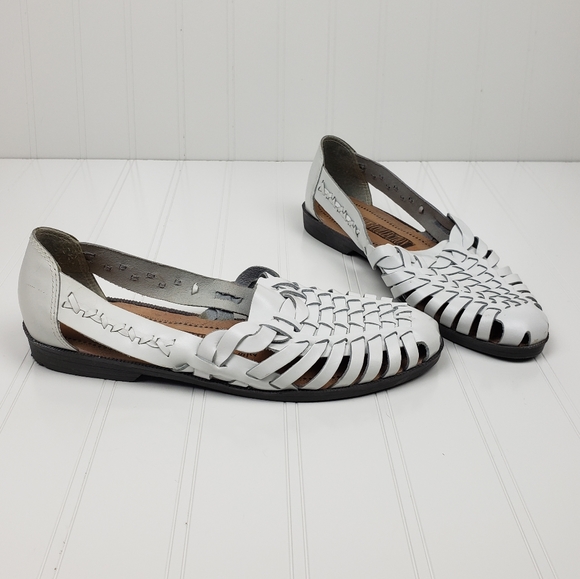 Vintage Shoes - *Vintage* The Leather Collection white huaraches